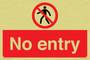 No entry